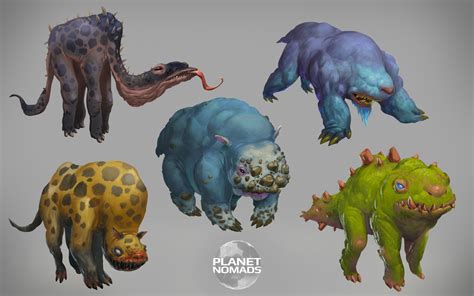 Alien animals concept image - Planet Nomads - IndieDB