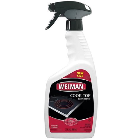 Weiman 22 oz. Cook Top Cleaner - cleans, shines & protects glass/ceramic smooth top ranges & gas ...