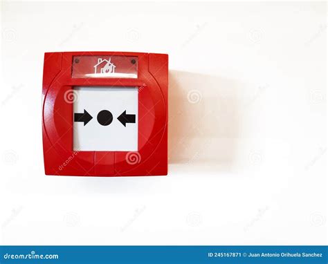 Switch To Activate the Fire Alarm Stock Image - Image of emergency ...