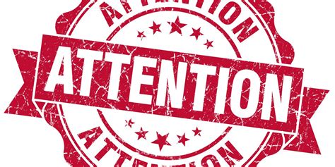 Attention Logo - LogoDix