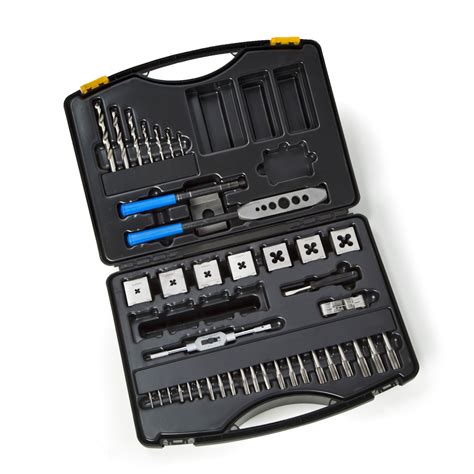 Hand Tap Set M3-M12 with square dies, drills and auxilaries | thread set | Thürmer Tools