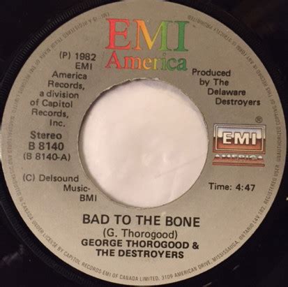 George Thorogood & The Destroyers - Bad To The Bone (1982, Vinyl) | Discogs