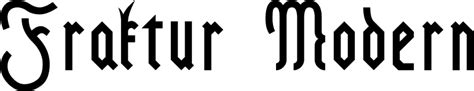 Fraktur Modern font | Fonts2u.com