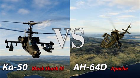 AH64d Apache vs Ka-50 Black Shark III - DCS World - YouTube