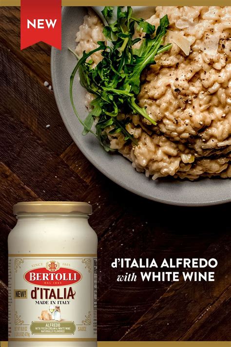 Bertolli® d’Italia Alfredo Sauce with White Wine - Bertolli | Recipes, Granny's recipe, Homemade ...