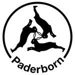 The logo of the German city of Paderborn, based on the three-hare-window in Paderborn Cathedral ...