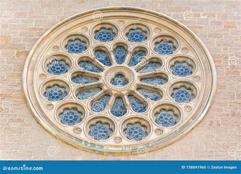 Exterior of Rose Window of St Peterâ€™s Cathedral in Adelaide, Australia Editorial Image - Image ...