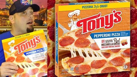 Tony's Pepperoni Frozen Pizza Review - YouTube