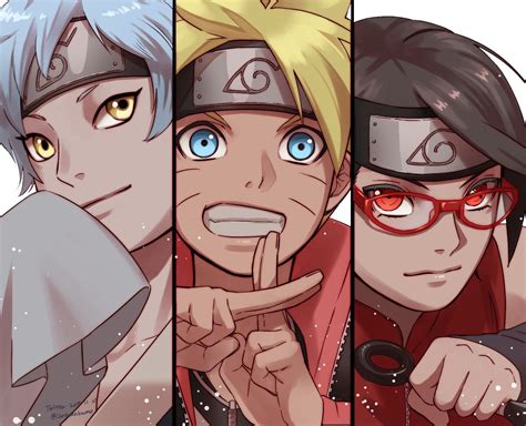 Pin by Mirian L. D on Anime & Cartoons | Boruto and sarada, Naruto ...