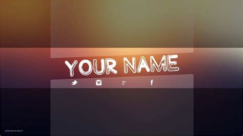Free Youtube Banner Templates Download Of Youtube Banner Template Psd ...