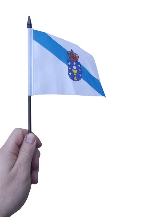 Flags : Galicia 16x10 cm Hand Flag