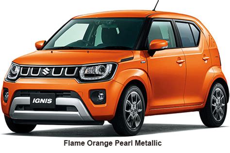 New Suzuki Ignis Body color photo, Exterior colour picture, colors image