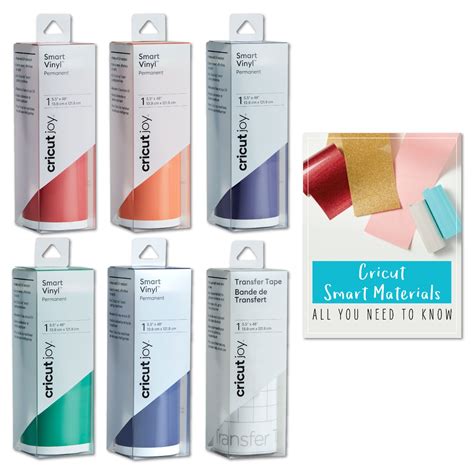 Cricut Joy Smart Permanent Adhesive Vinyl Rolls, Rainbow Color Bundle | Michaels