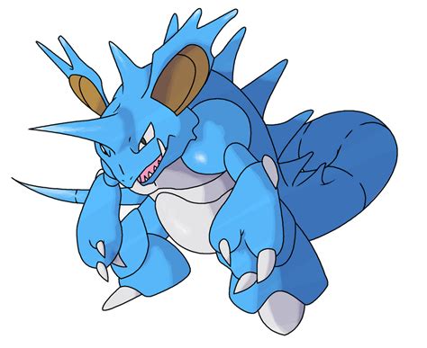 Shiny Nidoking: Revamped by CherubimonX on DeviantArt