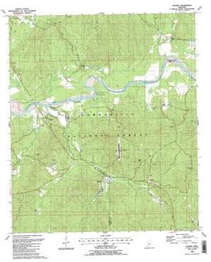 Crosby topographic map 1:24,000 scale, Mississippi