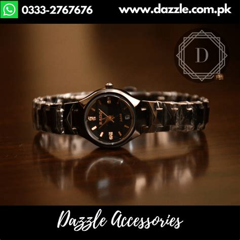 Rado Black Ladies Watch - Dazzle Accessories