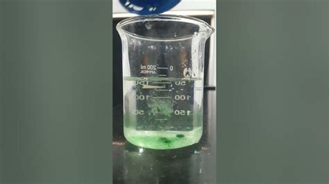 Chromium III Chloride Solution 🧪 #alevelchemistry #practical #experiment #alevel - YouTube