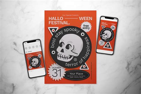 Halloween Flyer Set | Flyer Templates ~ Creative Market