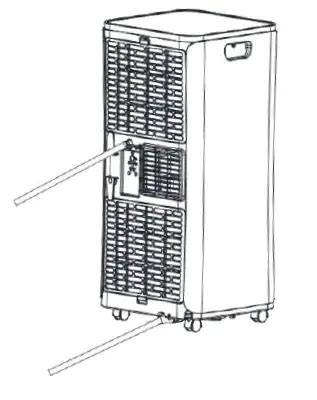 Goldair GCPAC100 2.63kW Portable Air Conditioner Instructions