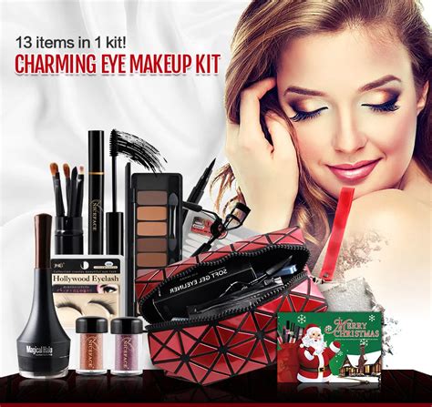 13 Pcs/Set Christmas Gift Makeup Set Eyeshadow Makeup Brushes Eyeliner ...