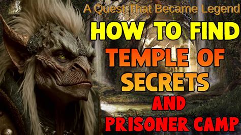 How To Find Temple of Secrets - A Quest That Became Legend - YouTube