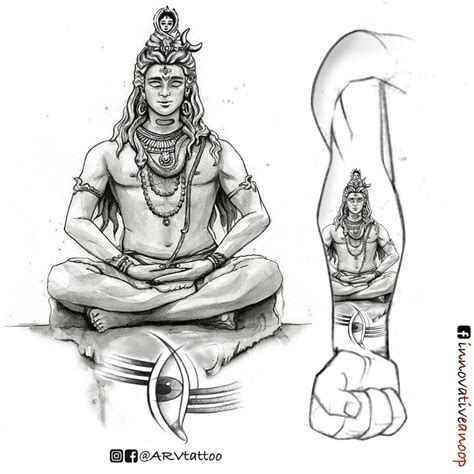 Awesome Mahadev Customised Tattoo #shiva #shivatattoo #mahadevtattoo # ...