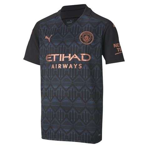 Puma Manchester City Away Junior Short Sleeve Jersey 2020/2021 - Sport ...