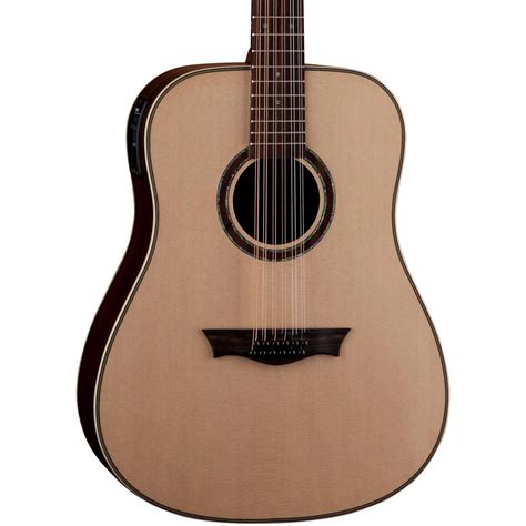 Dean Natural Series Dreadnought 12-String Acoustic-Electric Guitar with ...