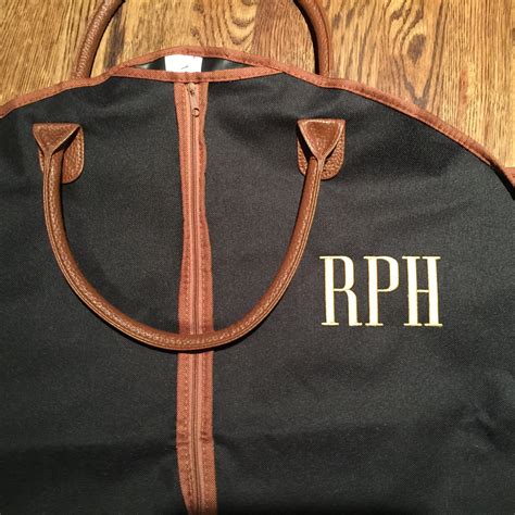 Personalized Garment Bag Monogrammed Mens Hanging Bag