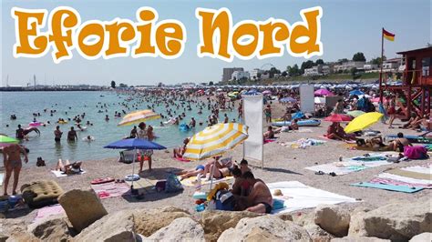 Plaja Eforie Nord part 2 - Eforie Nord Beach,Romania - August - 4K travel calatorii vlog - YouTube