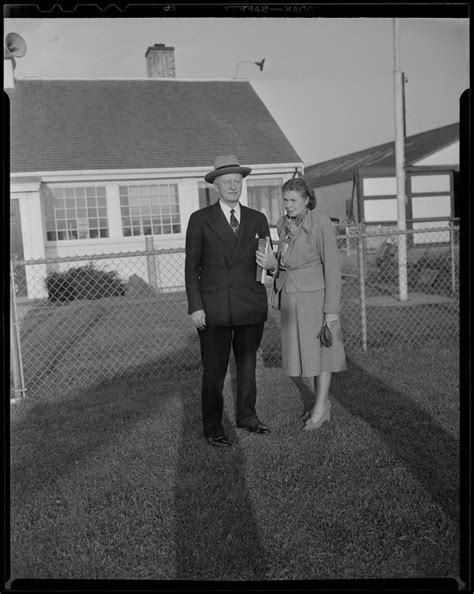 Admiral Chester Nimitz and Wife, Hyannis Airport - Digital Commonwealth