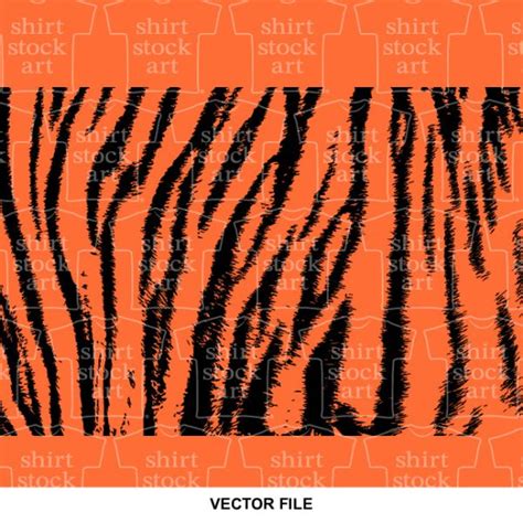 Tiger Stripes Pattern – T Shirt Stock Art