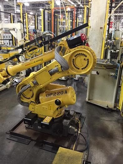 Used FANUC R-2000IB/125L.'s 6 AXIS ROBOT WITH R-30iA CONTROLS f...