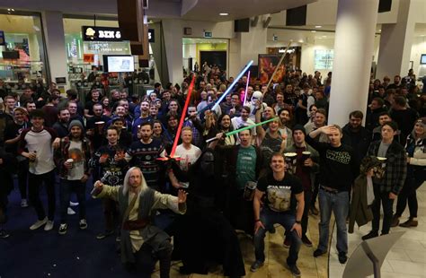 The opening night of the new Star Wars movie at the Odeon, Metrocentre ...