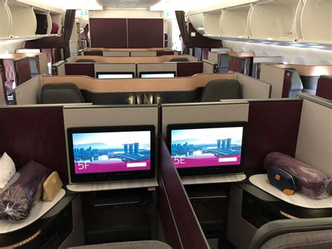 Review: Qatar Airways A350-1000 Qsuites Business Class | Upon Boarding