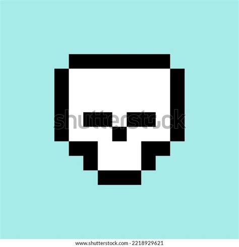 Skull Pixel Art 8 Bit Skeleton Stock Vector (Royalty Free) 2218929621 ...