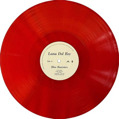 Lana Del Rey - Blue Banisters - Red Vinyl LP | Lana del rey, Lana del ...