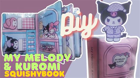 DIY My Melody and Kuromi Squishybook | Recreate | Tutorial - YouTube