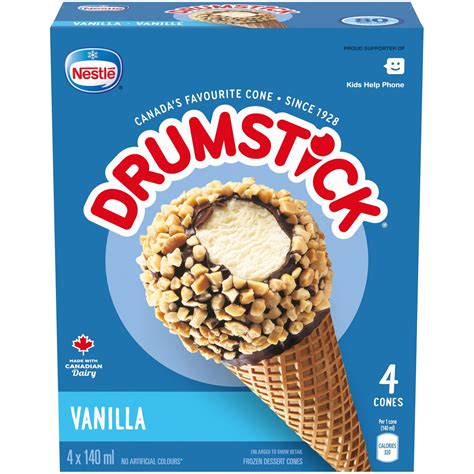 Nestlé Drumstick Drumstick Vanilla Frozen Desert Cones | Walmart Canada