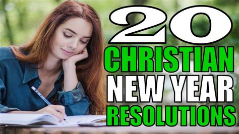 20 New Year Resolutions For Christians (Christian New Year Resolutions ...