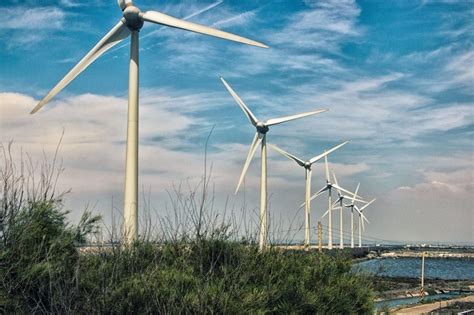 Highway wind turbines are generating energy from passing cars ...