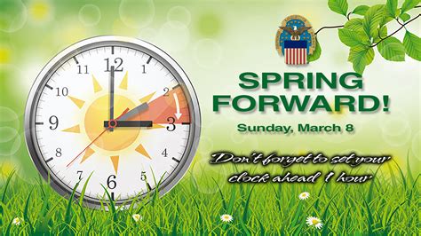 Daylight saving time: Spring forward this Sunday > Defense Logistics ...