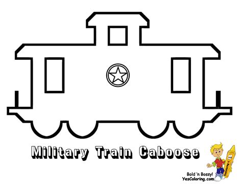 Printable Train Caboose Template - Printable Templates Free