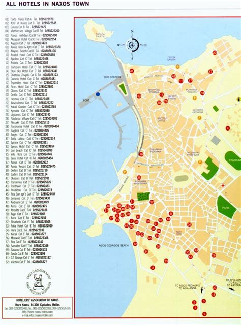Naxos Tourist Map - Naxos • mappery