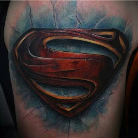 ~Superman Logo~ Superman Tattoos, Superman Logo, Gorgeous Tattoos, Ink Tattoo, Tatoos, Tattoo ...