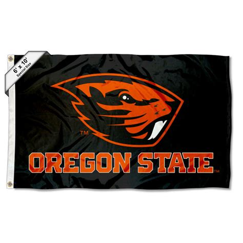 OSU Beavers Black 6x10 Flag - State Street Products