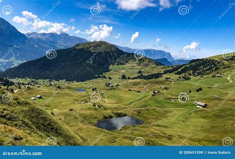 Seceda Peak Italy Dolomites Summer Hiking Stock Photo - Image of highland, alps: 289651598