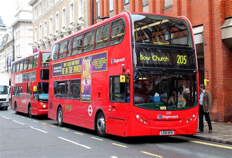 London Bus Routes | Route 205: Bow Church - Paddington | Route 205, Stagecoach London 12135 ...