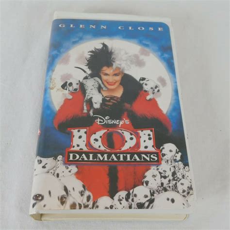 Disney 101 Dalmatians VHS 1997 Clamshell Glenn Close Jeff Daniels Joan ...