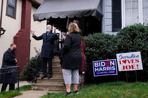 Joe Biden visits childhood home in Scranton on morning of election - pennlive.com